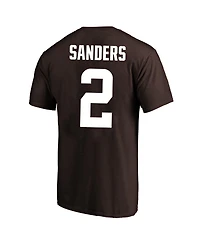 Fanatics Men's Shedeur Sanders Brown Cleveland Browns Big & Tall Name and Number T-Shirt
