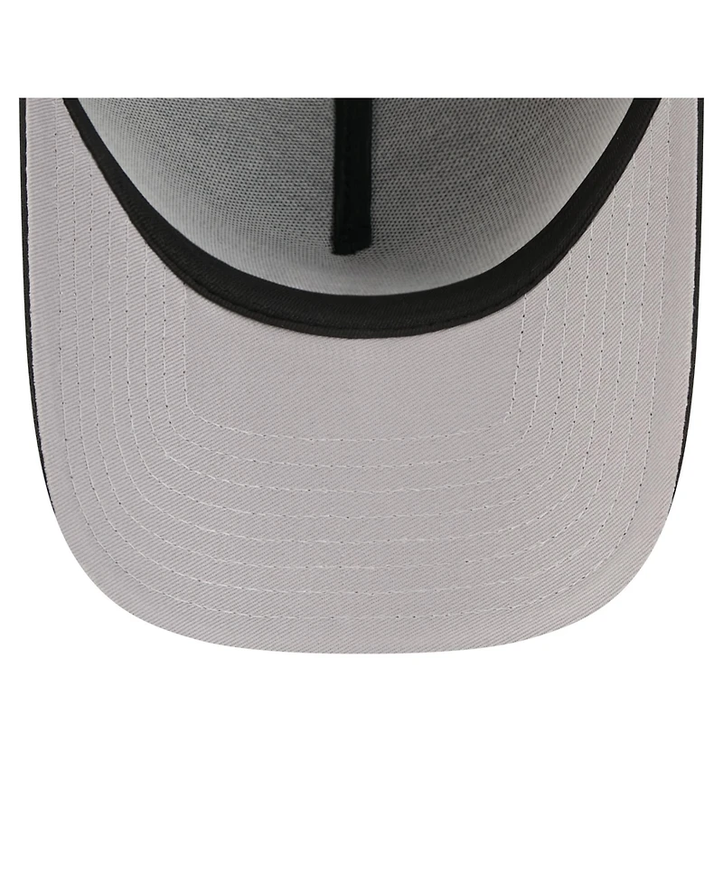 New Era Men's Black Los Angeles Dodgers A-Frame 59FORTY Fitted Hat