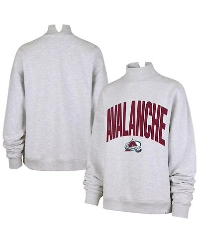 '47 Brand Women's Heather Gray Colorado Avalanche Subtle Muse Sweatshirt
