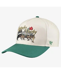 Barstool Golf x '47 Men's and Women's White Kentucky Derby They're Off Hitch Snapback Hat