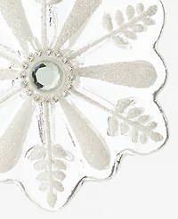 Holiday Lane Iced Delight Snowflake Ornament, Macy's Exclusive
