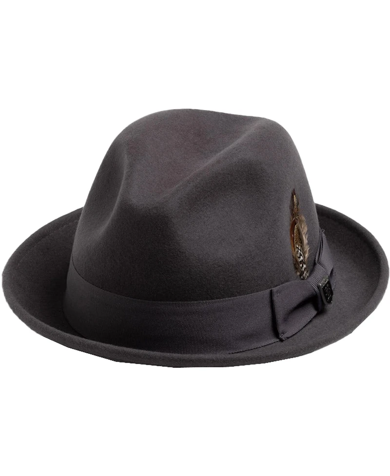 Stacy Adams Men's Wool Pinch Front Fedora Hat