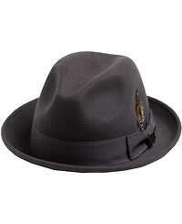 Stacy Adams Men's Wool Pinch Front Fedora Hat