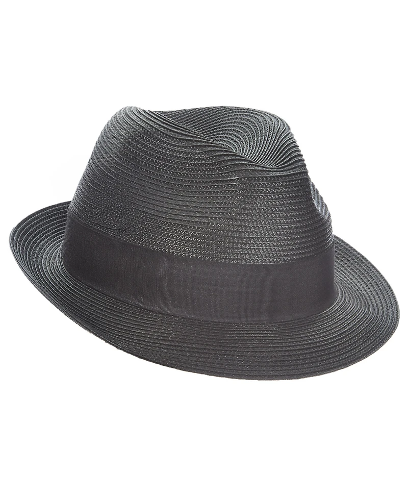 Stacy Adams Men's Polybriad Pinch Front Hat