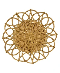 Saro Lifestyle Twisted Rattan Placemats, Set of 4