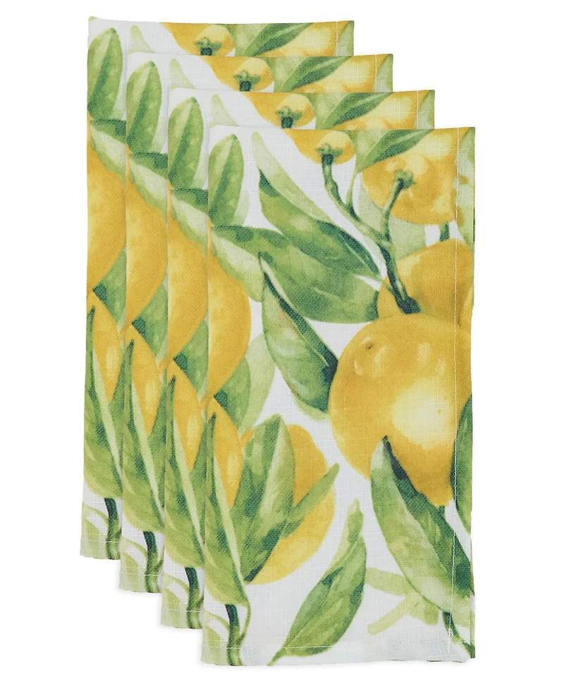 Saro Lifestyle Printed Napkin Set of 12