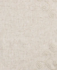 Saro Lifestyle Swirl Embroidered Placemats, Set of 4