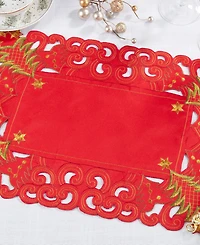 Saro Lifestyle Christmas Tree Placemats, Set of 4