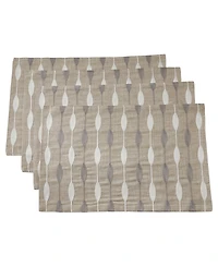 Saro Lifestyle Embroidered Design Placemats, Set of 4