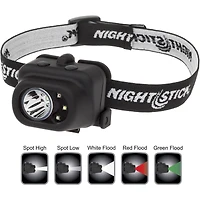 Nightstick Nsp-4610 Non-Rechargeable Multi-Function Led Headlamp,Spotlight,Floodlight, 150 Lumens High Spotlight, Ip-X7
