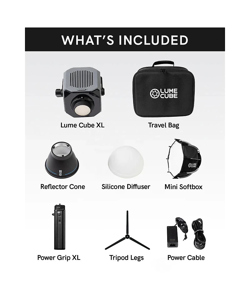 Lume Cube Xl 60W Rgb Mini Cob Led Mobile Light Kit