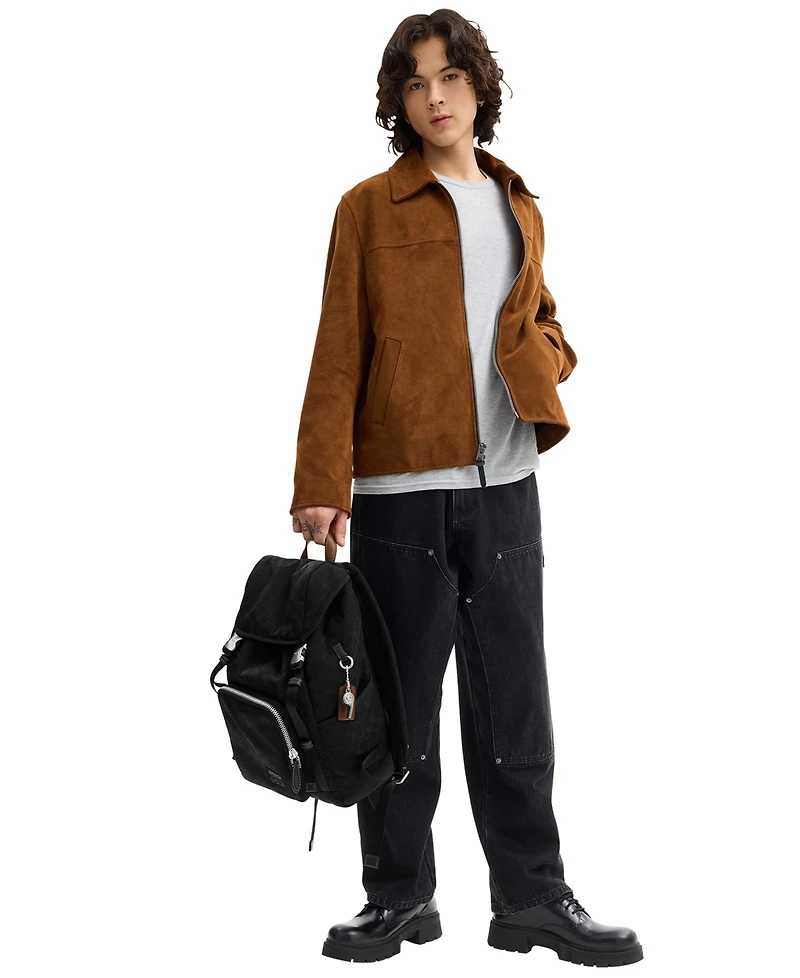 Coach Men's Logan Signature Leather Backpack