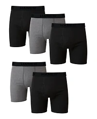 Hanes Men's Ultimate Lightweight Boxer Briefs, 5-Pack