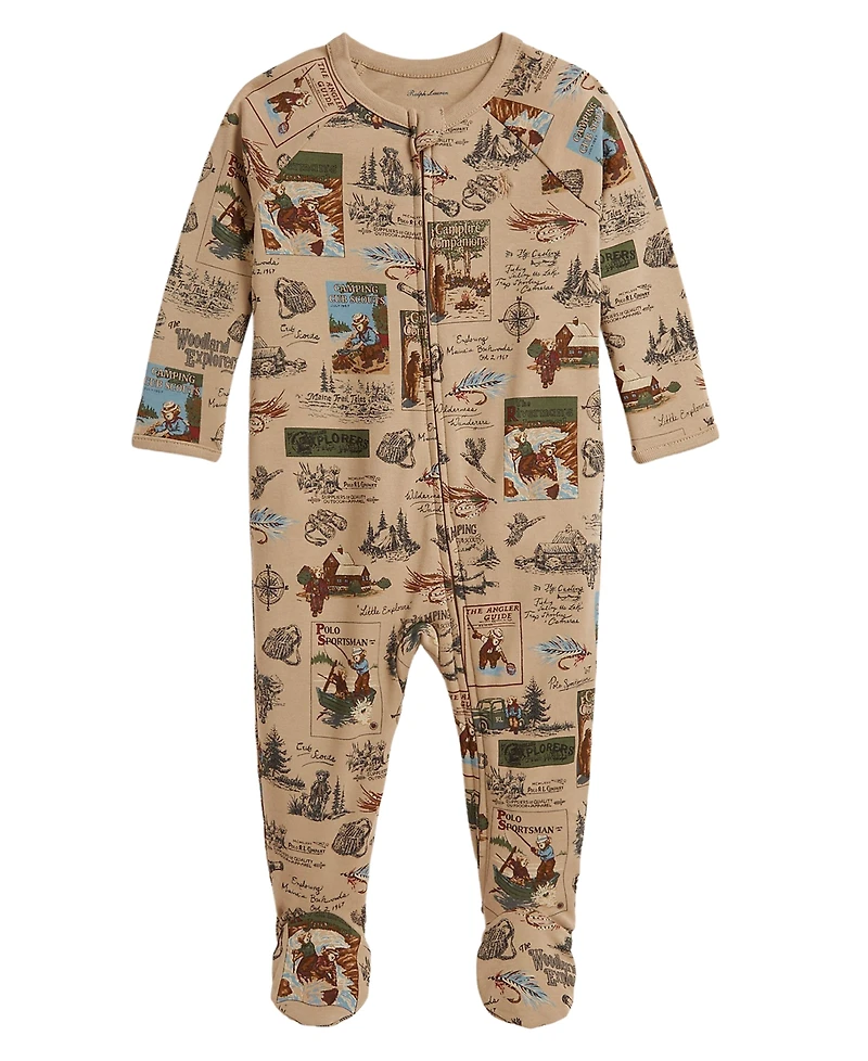 Polo Ralph Lauren Baby Boys' Bear Footed Coverall