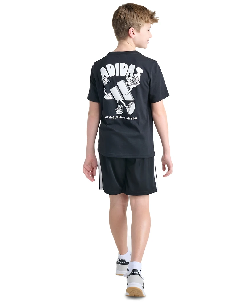 adidas Boys' 8-20 Serving Up Sport Short-Sleeve T-Shirt