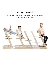 Stokke Baby Tripp Trapp Highchair with Cushion, Tray and Newborn Set