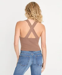 Good American Women's Straight Neck Pull-On Top