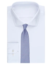 Club Room Men's Neat Pattern Silk Tie, Macy's Exclusive