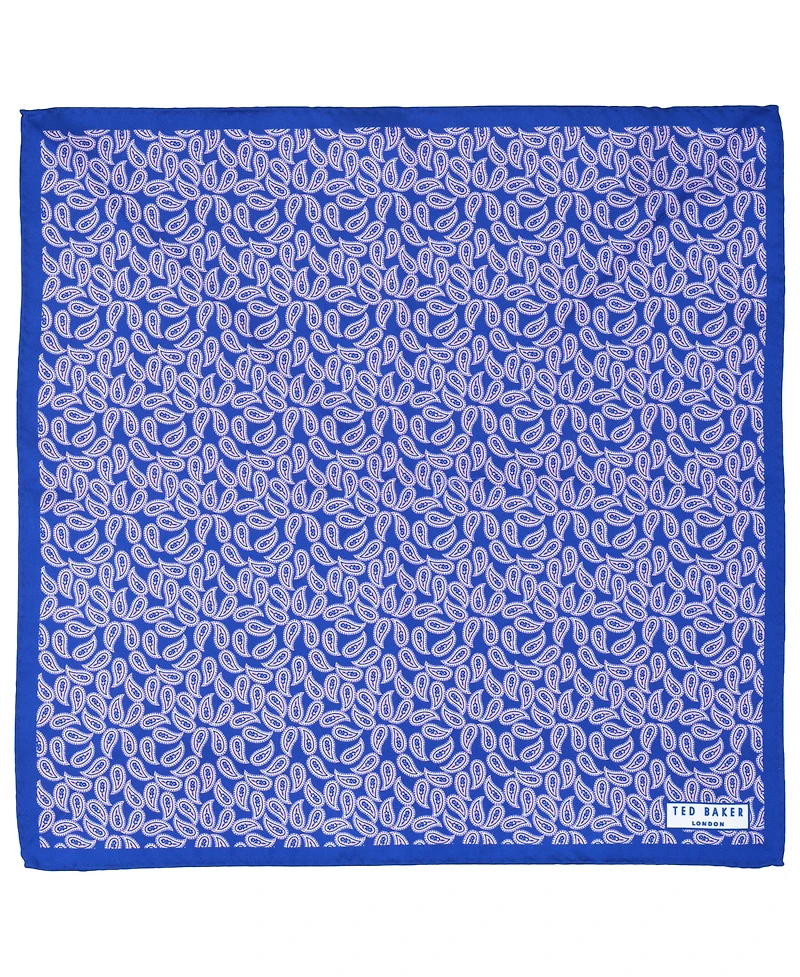 Ted Baker Men's Tossed Pine Pattern Pocket Square