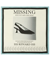 kate spade new york Women's Missin Shoe Silk Bandana Square Scarf