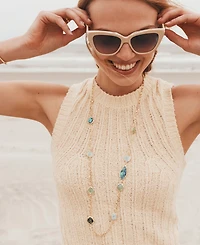 Kendra Scott 14k Gold-Plated Ophelia Long Strand Necklace