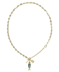 Kendra Scott 14k Gold-Plated Parker Fish Long Charm Necklace