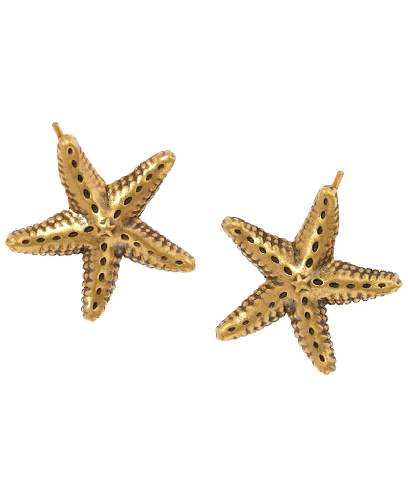 Kendra Scott Gold-Tone Parker Starfish Metal Stud Earrings
