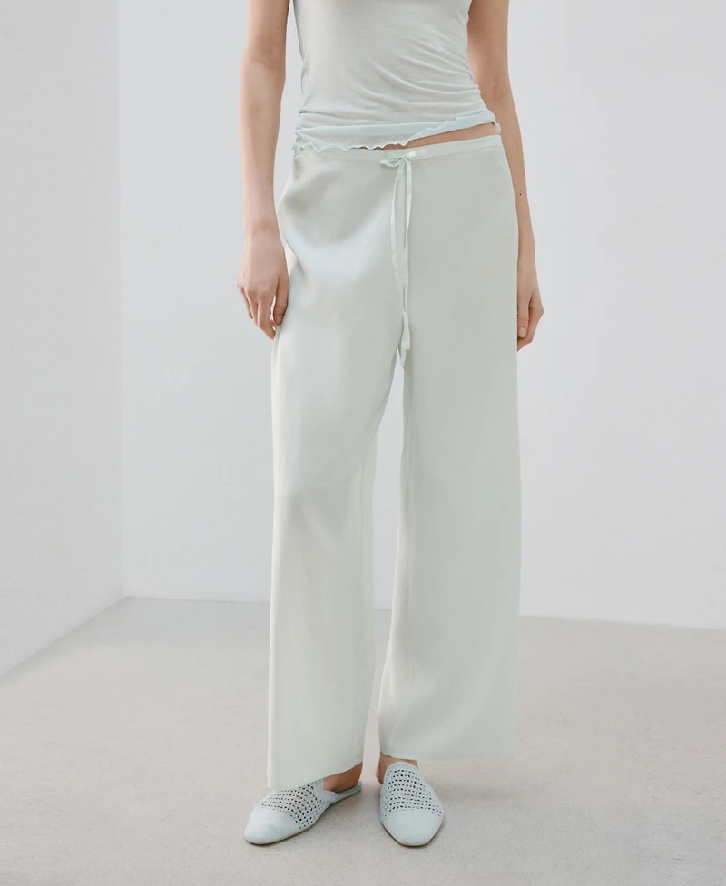 Mango Women's Flowy Pyjama Pants