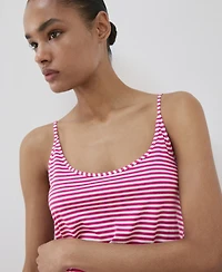 Mango Women's Striped Woven Cotton Dress