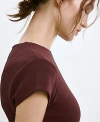 Mango Women's Asymmetrical Midi-Dress