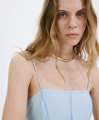 Mango Women's Lyocell A-Line Dress