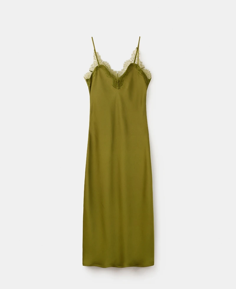 Mango Women's Satin Camisole Dress