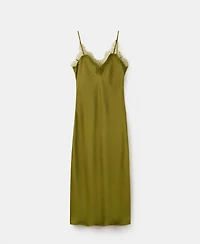 Mango Women's Satin Camisole Dress