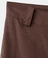Mango Women's Linen High-Waist Trousers