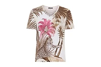 Olsen Women's Savanna Print T-Shirt