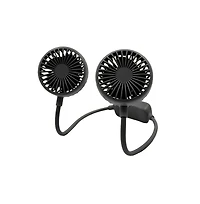 GabbaGoods Neck Wrap Fan with Adjustable and Secure Goose Neck, Comfortable Long Lasting, 3 Speeds