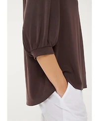 Olsen Women's Solid Tunic T-Shirt
