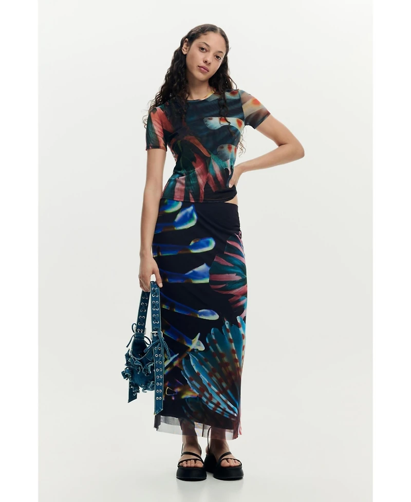 Desigual Women's T-shirt designed by mr. christian lacroix