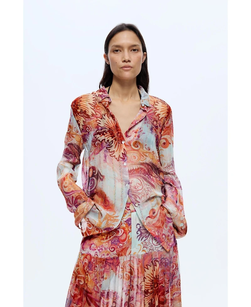 Desigual Women's Paisley printed shirt