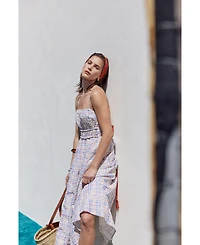 English Factory Women's Embroidered Strapless Maxi Dress