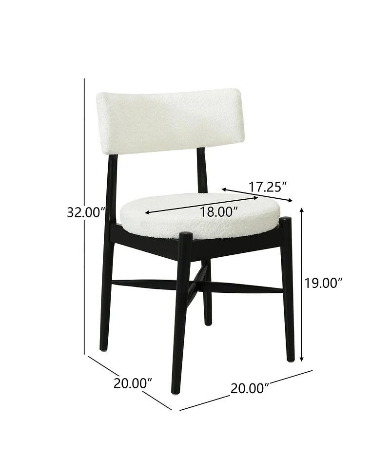 Streamdale Furniture Mid Century Modern Dining Chairs (MP2/Carton)