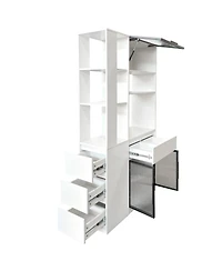 Streamdale Furniture Tall Storage Cabinet with Multi-functional Space