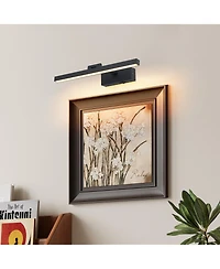Busdays 16 Inch Bathroom Light Fixture Over Mirror Modern Dimmable Led Vanity Light for Bathroom Wall Lighting