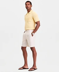 Club Room Men's 100% Linen Drawstring Shorts, Created for Macy's
