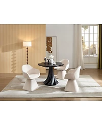 Streamdale Furniture Modern Round Flower Dining Table