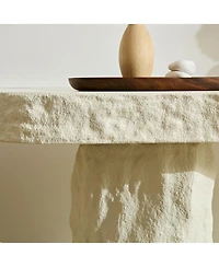Streamdale Furniture Modern Fiberglass Console Table with Irregular Legs