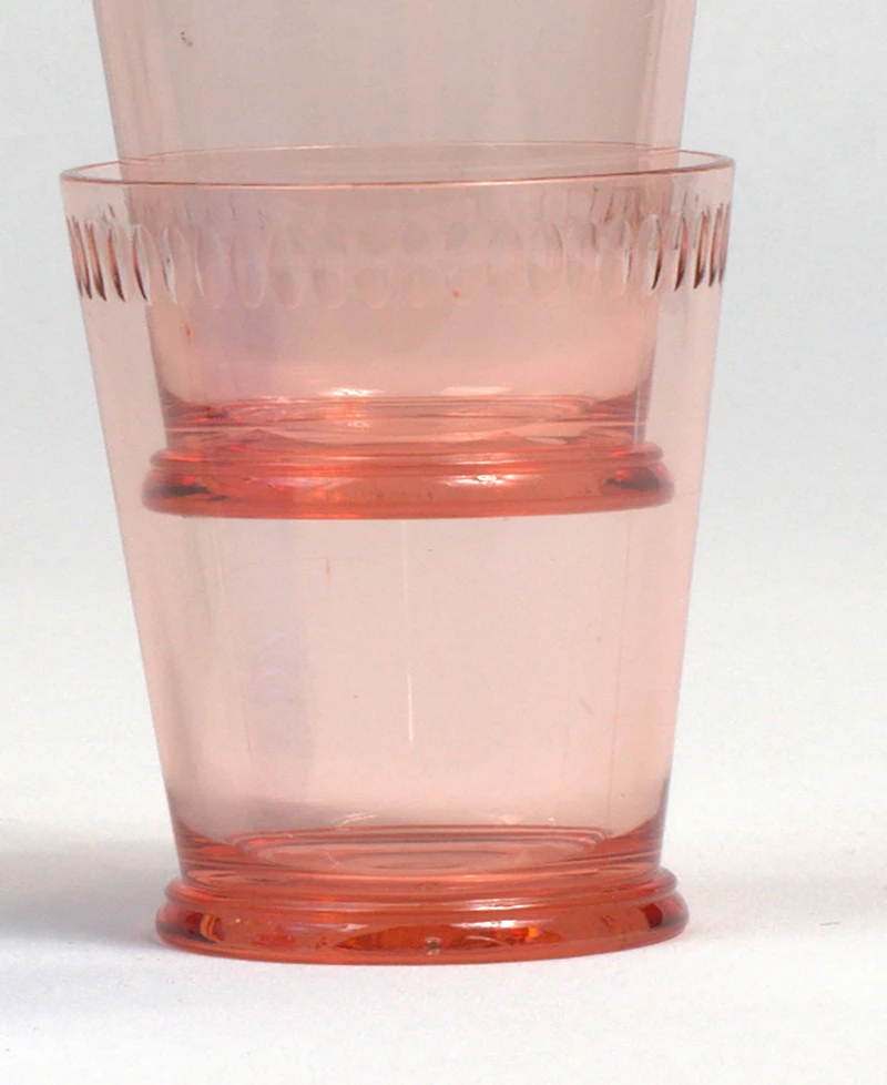 Tritan Scallop Tumbler Drinkware Set, Variety Pack 20.6 oz., Set of 6