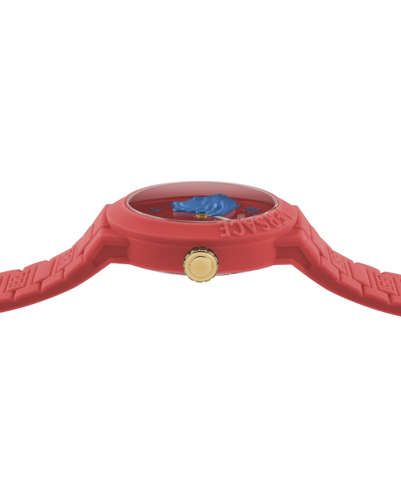Versace Kid's V-Pop Red Silicone Strap Watch 34mm