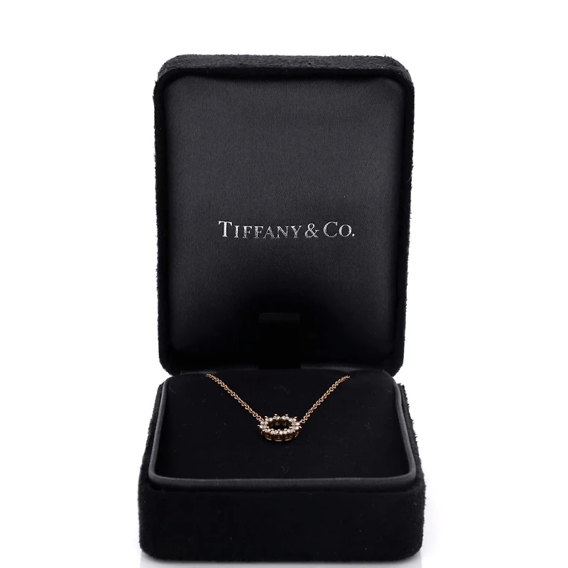 Pre-Owned Tiffany & Co Open Circle Pendant Necklace