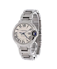 Pre-Owned Cartier Ballon Bleu de Cartier Automatic Watch in Stainless Steel 33mm